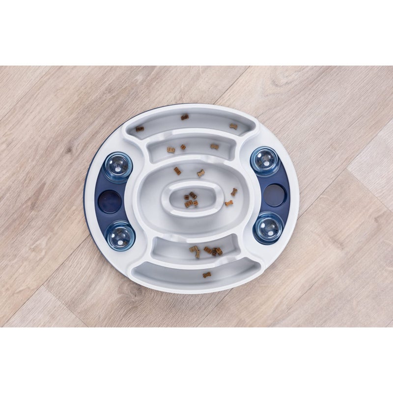 TRIXIE Slide & Feed Dog Activity Interactive Toy, Level 1 Food Puzzle Game, Brain Teasing Treat Dispenser, IQ and Mental Development Toy for Smart Dogs, Enrichment Toy for Boredom Busting - Image 4